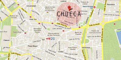 Madrid chueca-Karte