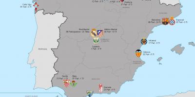 Karte von real Madrid 