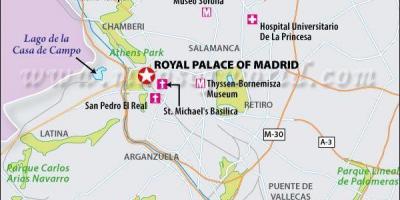 Karte von real Madrid Lage